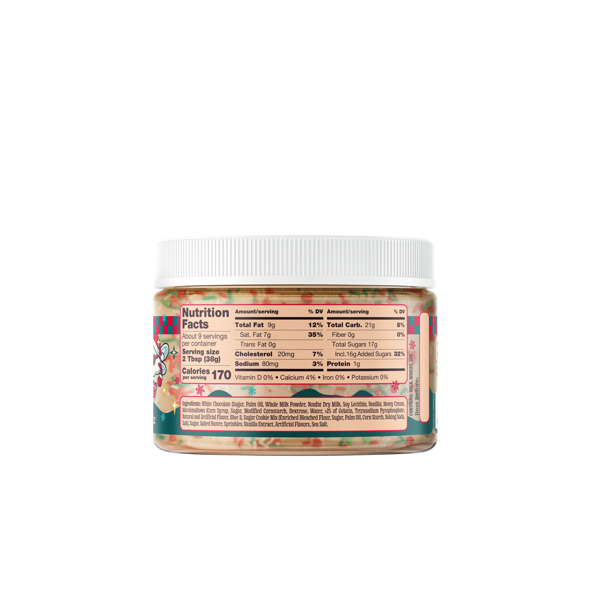 Holiday Sugar Cookie Fudge